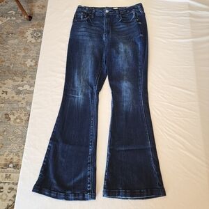 KanCan Dark Blue Flare Jeans